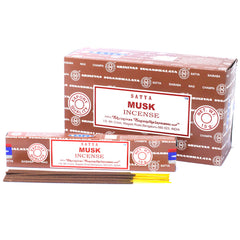 Bețișoare Parfumate Satya - Mosc, 15g, 15 bucati