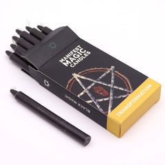 Lumânări Magice Ezoterice (pachet de 12) - Negru