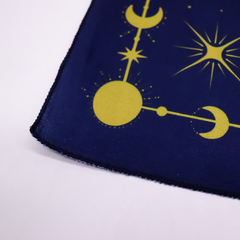 Pânză pentru Citirea Tarotului Zodiac, 75x75 cm, pentru etalări tarot și altar