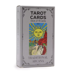 Cărți de Tarot Arcana Tradițională, 78 Cărți, cu ghid inclus