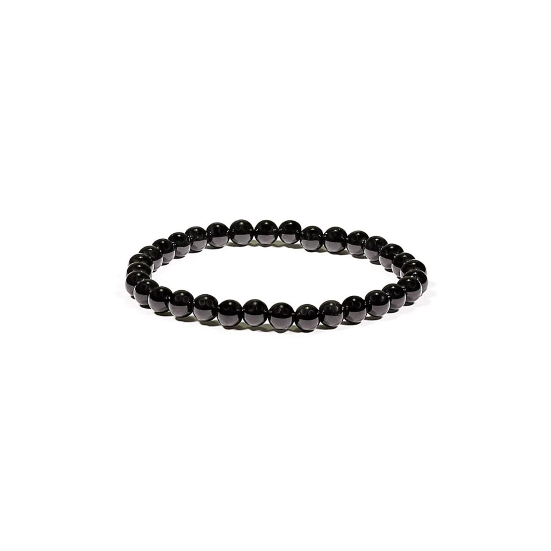 Brățară elastică din Turmalină Neagră (mărgele de 5 mm)