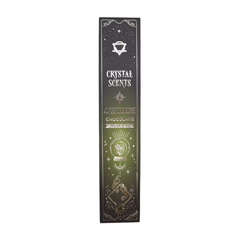 Bețișoare Parfumate cu Cristal de Aventurin – Ciocolată (10 buc + Cristal)