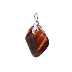 Pandantiv din ochi de pisică natural, pentru încredere și voință interioară (1,5–3 cm)