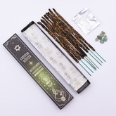 Bețișoare Parfumate cu Cristal de Aventurin – Ciocolată (10 buc + Cristal)