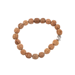 Brățară Rudraksha Buddha Mala naturală - meditație, protecție și echilibru emoțional