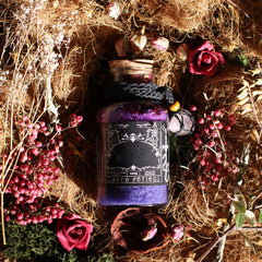 Amestec sare de baie Ancient Witch pentru iubire, cu Cuarț roz, 490g greutate totală