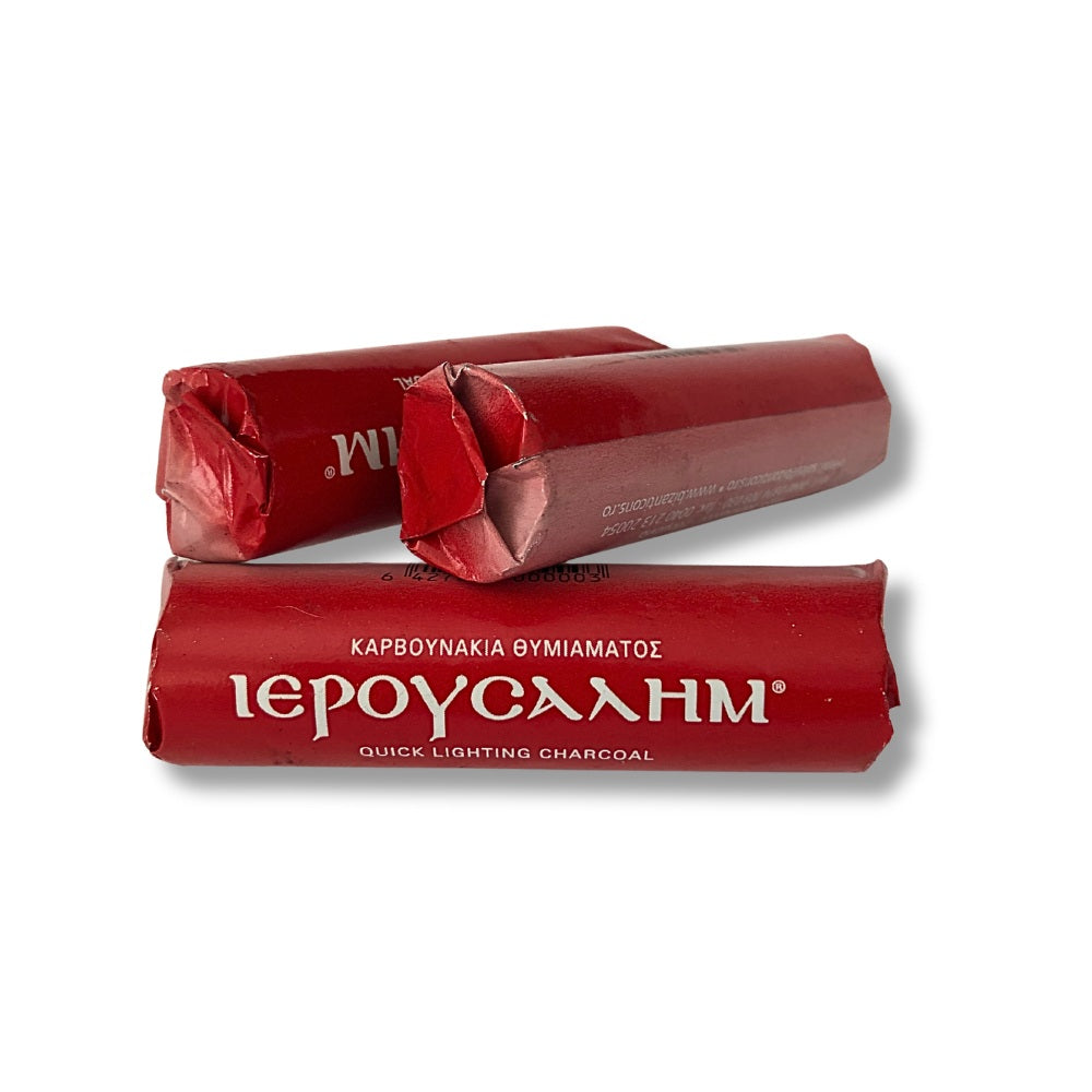 Cărbune pentru tămâiat sau fumigații "Ierusalim", rolă cu 6 pastile