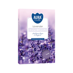 Set 6 Lumânări Tip Pastilă cu Aromă de Lavandă - Protecție