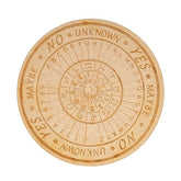 Placă pendulară din lemn pentru ghicire și lucru energetic esoteric