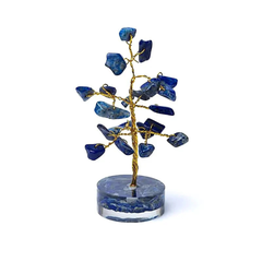 Copăcel din cristale cu Sodalit – Arborele Vieții pentru acceptare de sine, intuiție și energie Feng Shui (aprox 6 cm)