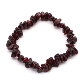 Brățară elastică din chipsuri naturale de Granat Roșu – pentru pasiune, energie și încredere