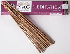 Bețișoare parfumate naturale, Golden Nag Meditation, 15 g, aprox 15 bucăți