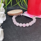 Brățară cu pietre semiprețioase - cuarț roz