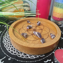 Suport din lemn de mango Seed of Life