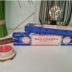 Bețișoare parfumate naturale, Satya Nag Champa, 15 g, aprox 15 bucăți