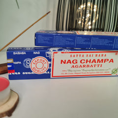 Bețișoare parfumate naturale, Satya Nag Champa, 15 g, aprox 15 bucăți