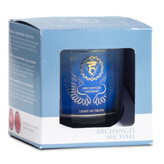 Lumânare parfumată - simbol Arhanghelul Mihail - chakra 5