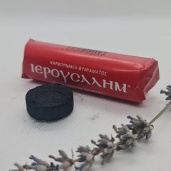 Cărbune pentru tămâiat sau fumigații "Ierusalim", rolă cu 6 pastile