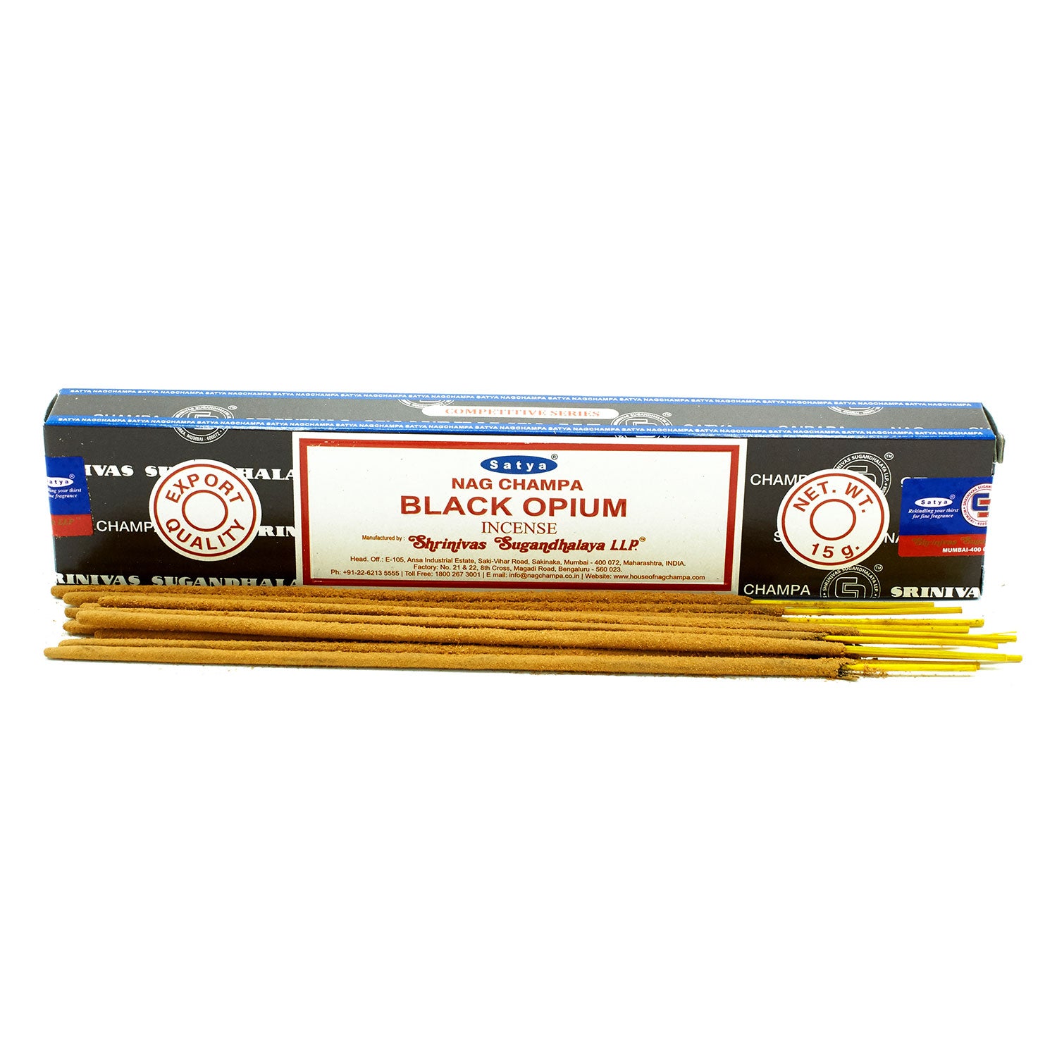Bețișoare Parfumate Satya - Black Opium 15 bucati