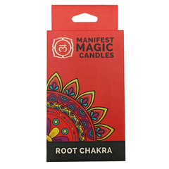 Lumânări Magice Ezoterice (pachet de 12) - Roșu - Chakra Rădăcină