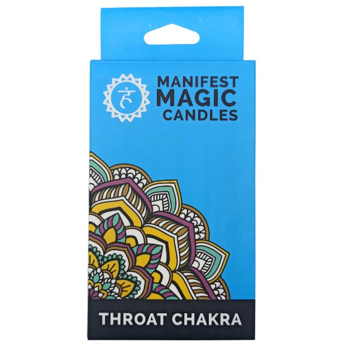 Lumânări Magice Ezoterice (pachet de 12) - Albastru - Chakra Gâtului