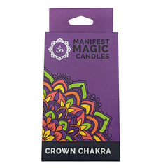 Lumânări Magice Ezoterice (pachet de 12) - Violet - Chakra Coroanei