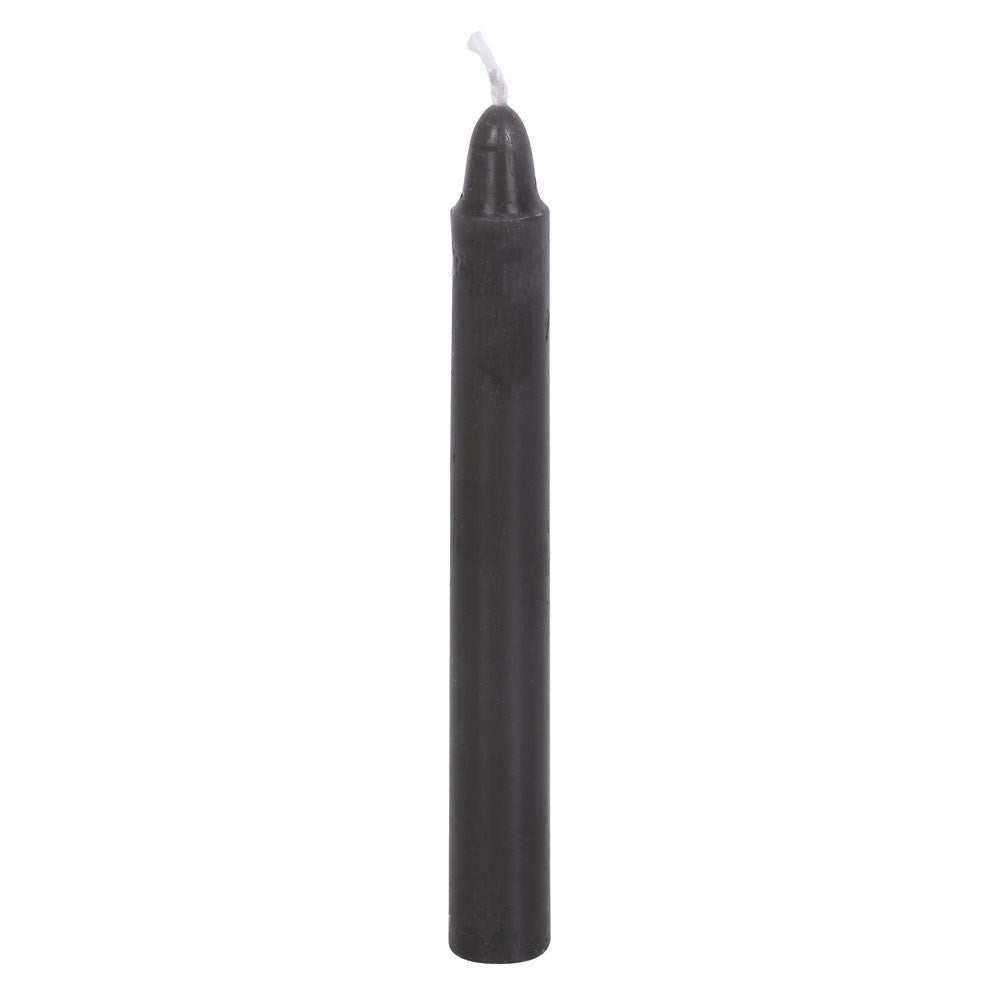 Set 12 Lumânări Negre pentru Ritualuri de Protecție