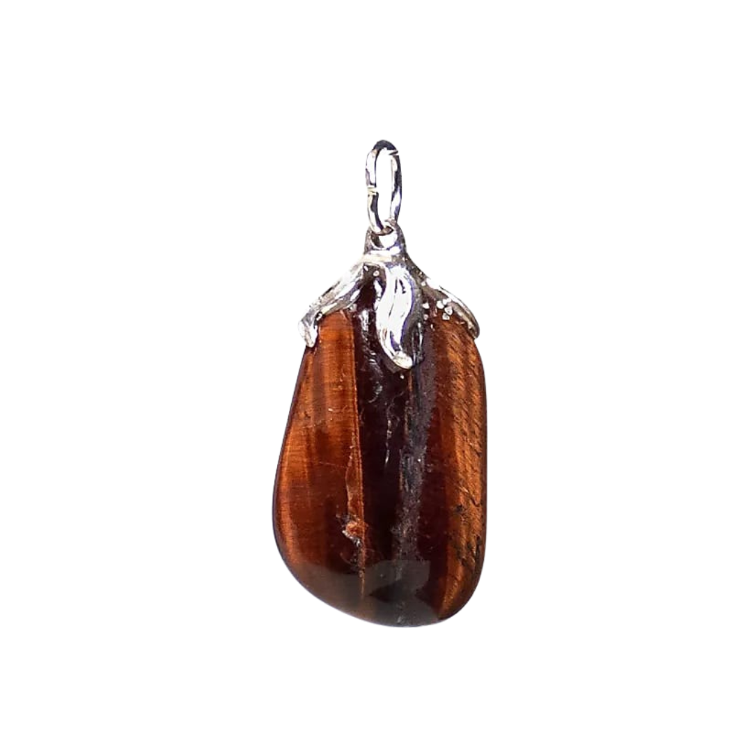 Pandantiv din ochi de pisică natural, pentru încredere și voință interioară (1,5–3 cm)