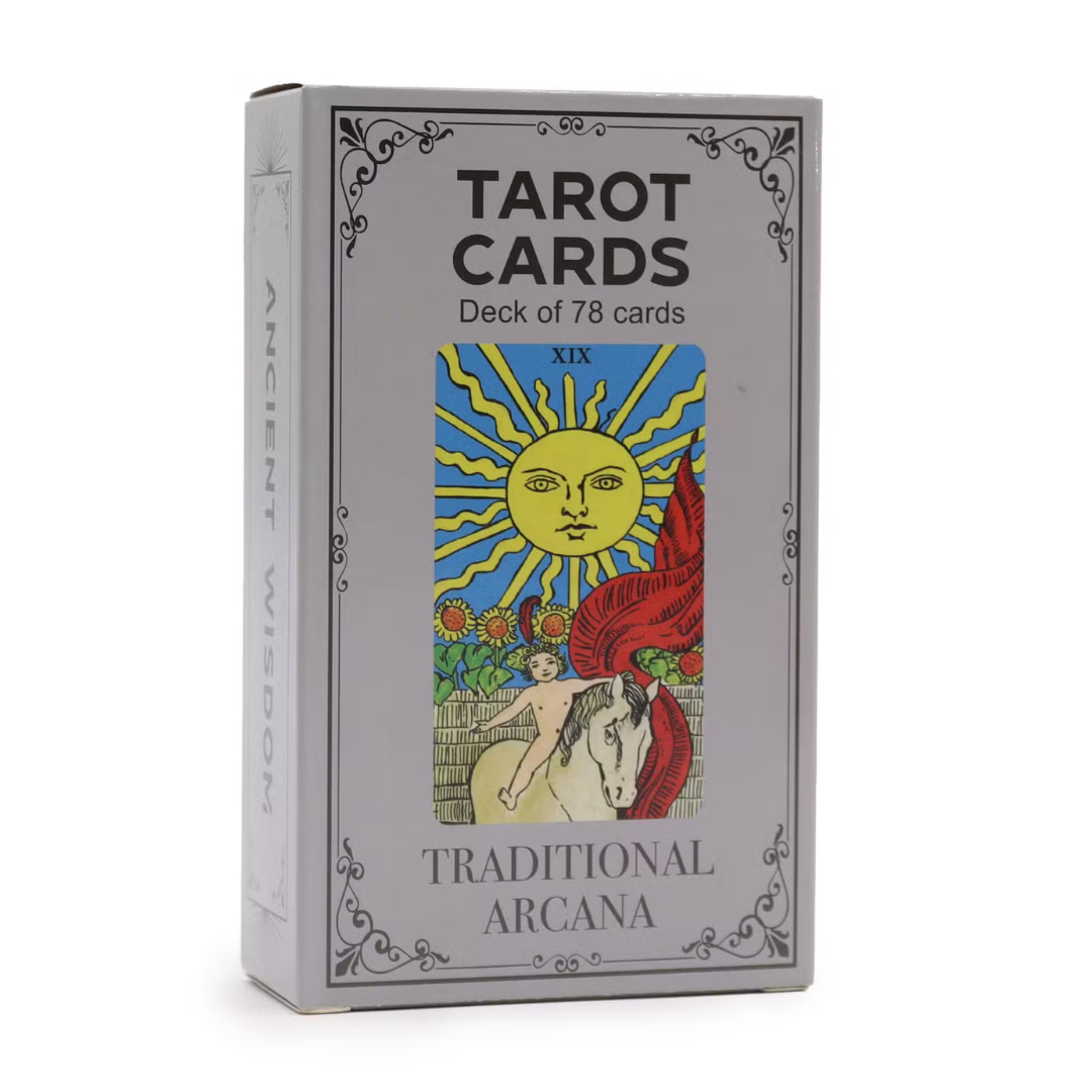 Cărți de Tarot Arcana Tradițională, 78 Cărți, cu ghid inclus