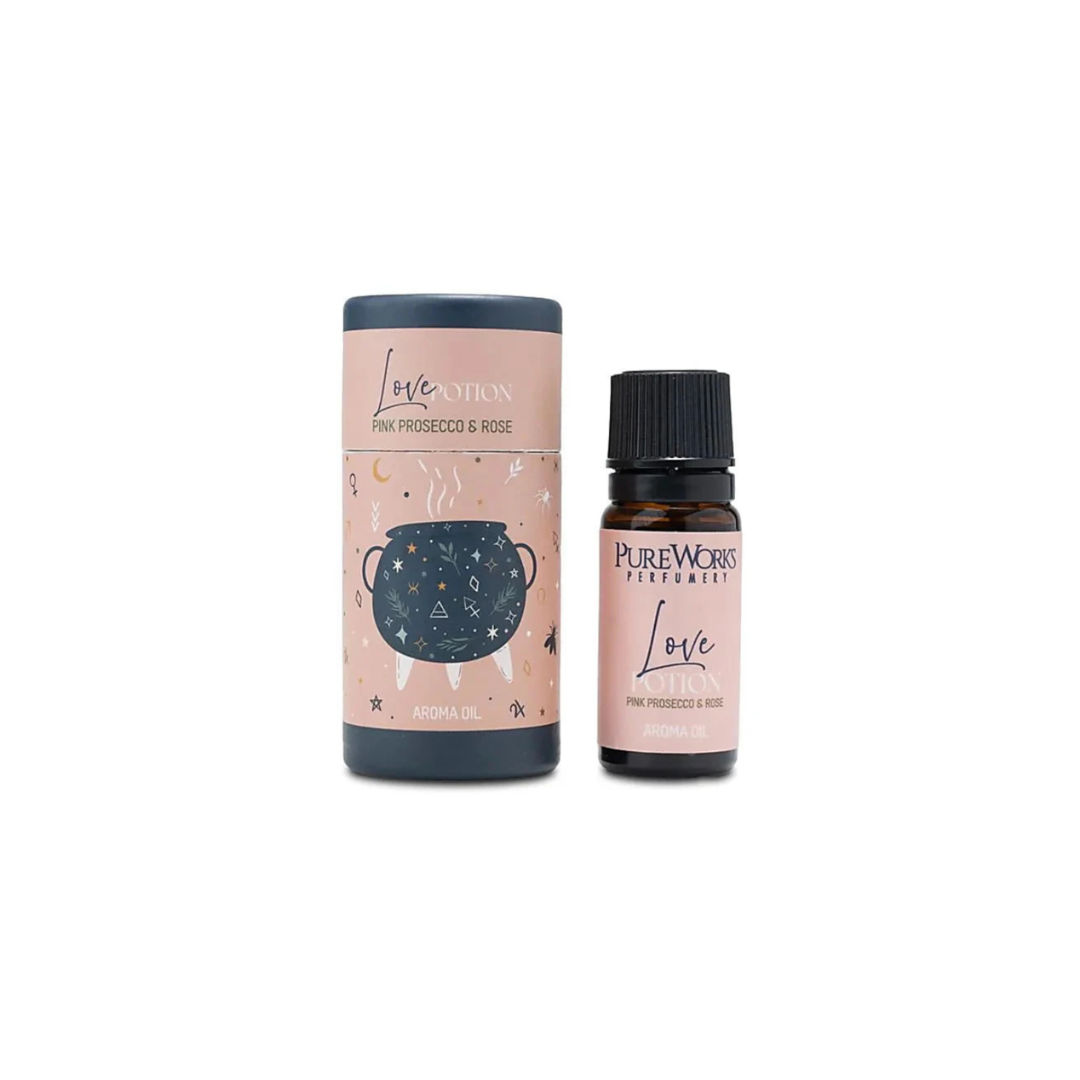Ulei aromatic Poțiune de Iubire, cu prosecco roz și trandafiri