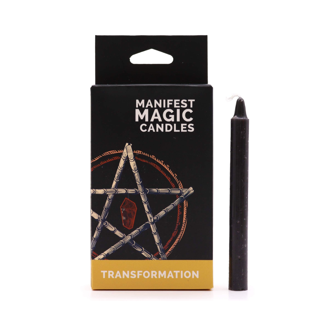 Set de Lumânări Magice Ezoterice Negre – set 12 bucăți