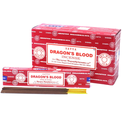 Bețișoare Parfumate Naturale Satya - Dragon Blood, 15g, aprox 15 bucăți