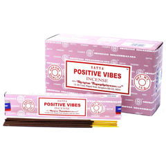 Bețișoare parfumate naturale, Satya Positive Vibes, 15 g, aprox 15 bucăți