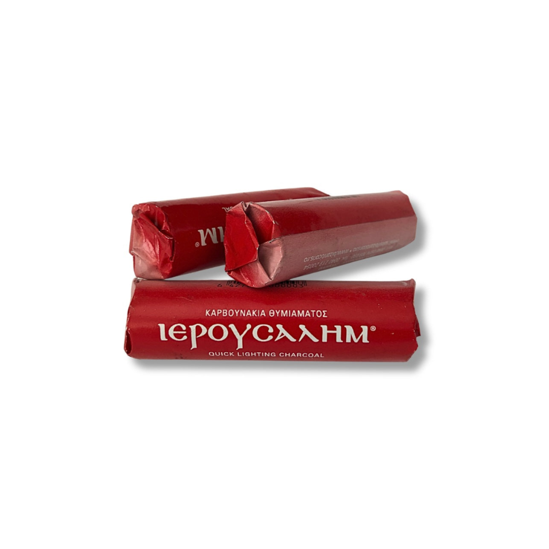 Cărbune pentru tămâiat/fumigații Ierusalim 6 pastile/rolă