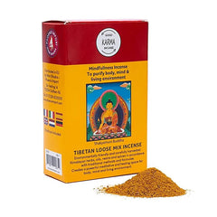Pudră de tămâie tibetană – pachet mare 130-140 g, pentru conștientizare de sine și prezență