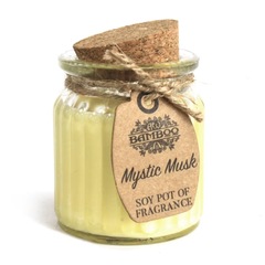 Lumânare parfumată din soia cu aromă de mosc mistic