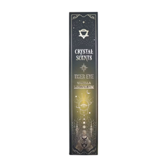 Bețișoare Parfumate cu Cristal Ochi de Tigru – Vanilie (10 buc + Cristal)