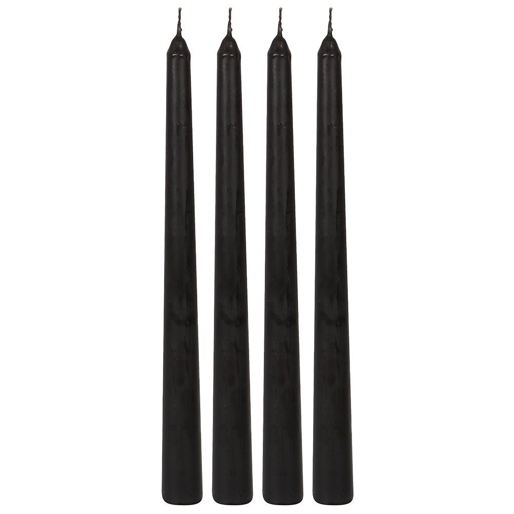 Set 4 Lumânări Conice Roz - Lacrimi de Vampir