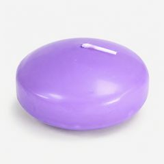 Lumânare mare Plutitoare culoare Violet, fără parfum, 7 cm (ardere 7-8 ore)