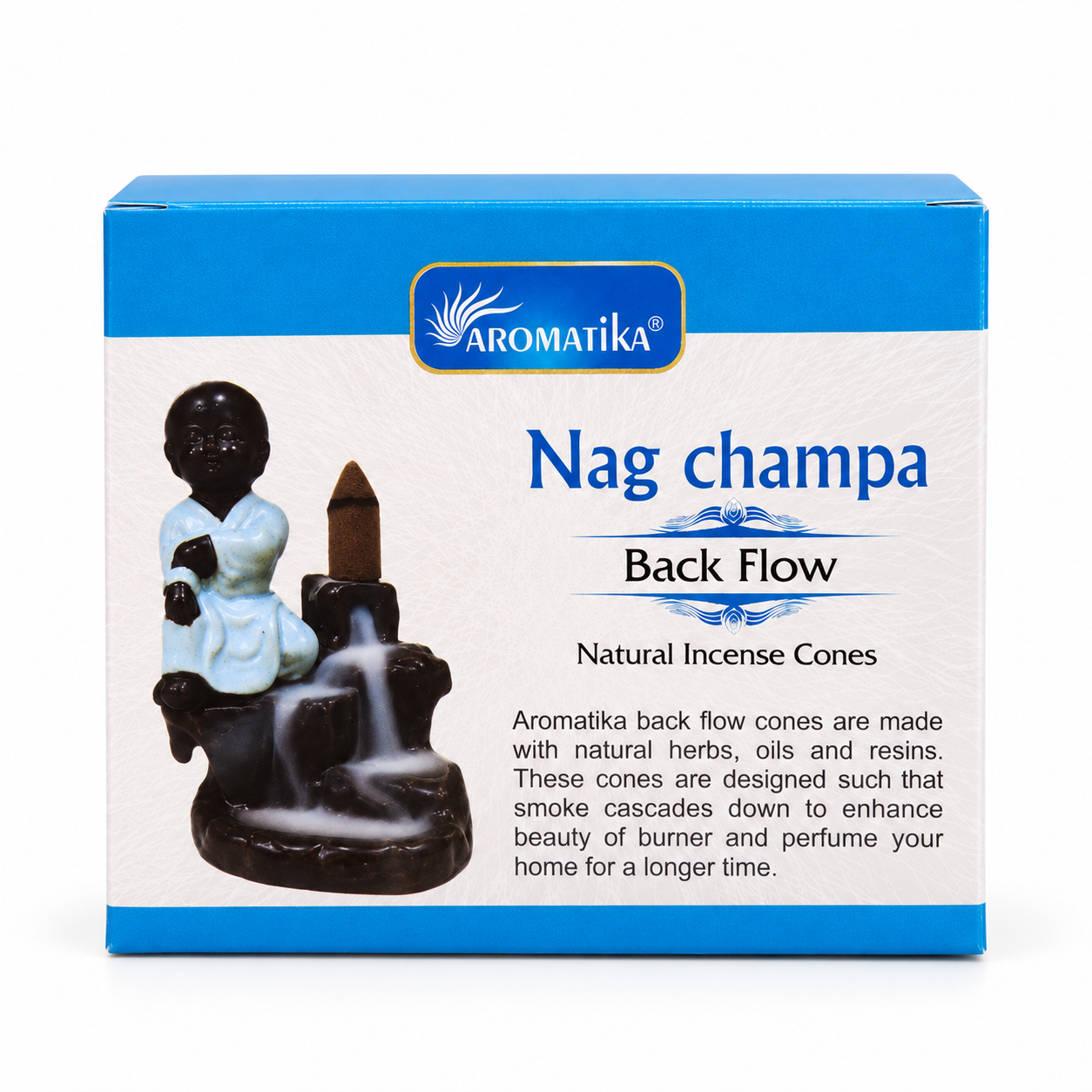 Conuri Parfumate "Fum Curgător" Nag Champa - 10 Conuri Aromatice