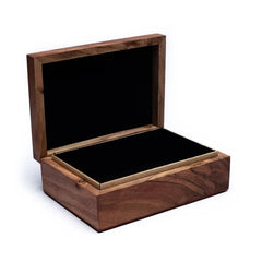 Cutie din Lemn de Acacia pentru Tarot cu Pentaclu Gravat – 17,5 cm