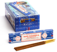 Bețișoare parfumate naturale, Satya Nag Champa, 15 g, aprox 15 bucăți