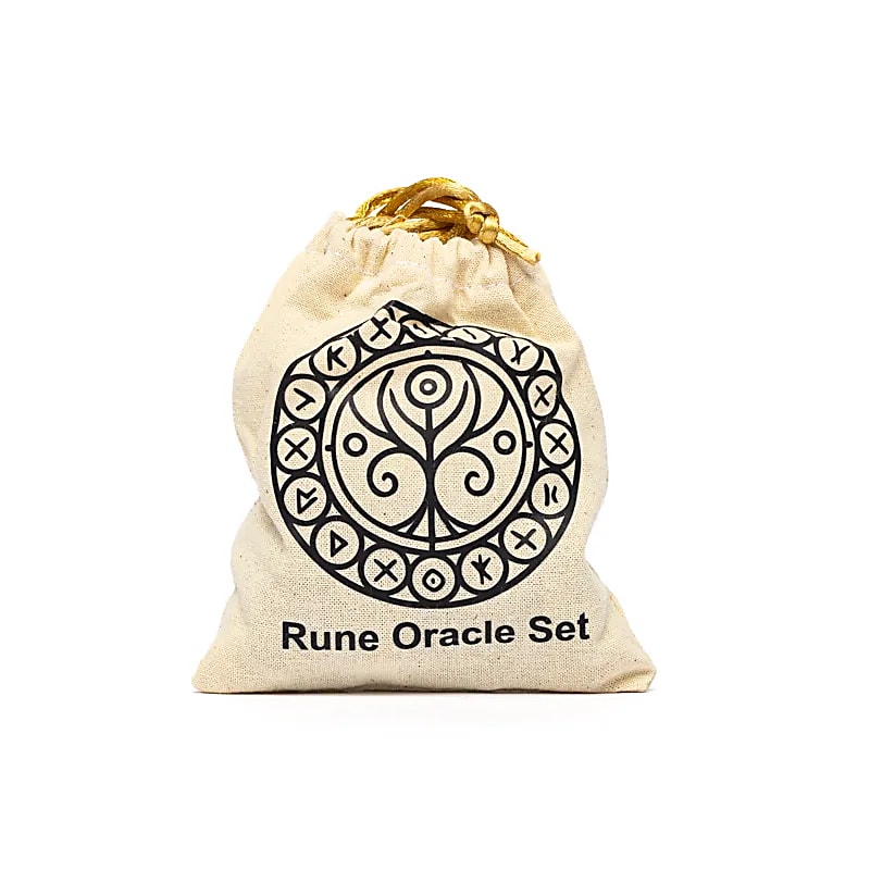 Set Oracol Rune din Ametist calitate AA, 25 rune în săculeț de bumbac