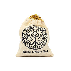 Set Oracol Rune din Ametist calitate AA, 25 rune în săculeț de bumbac