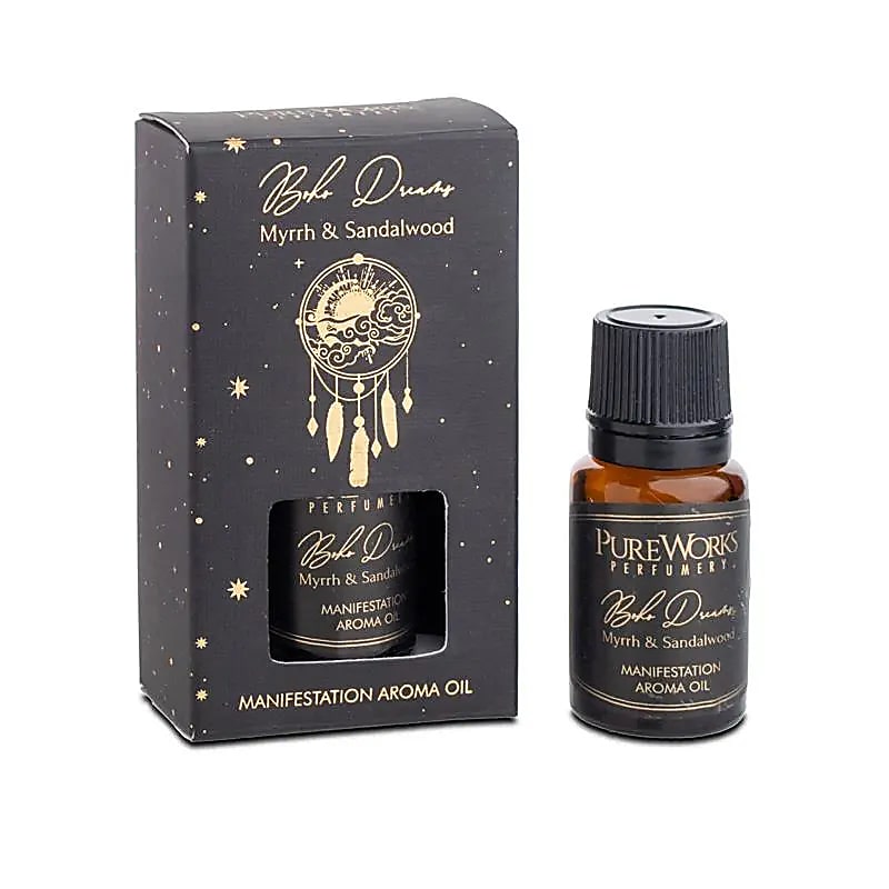 Ulei aromatic pentru manifestarea viselor, smirnă și lemn de santal (10 ml)