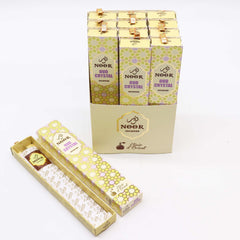 Bețișoare parfumate naturale, Noor-Oud Crystal, 15 g, aprox 15 bucăți