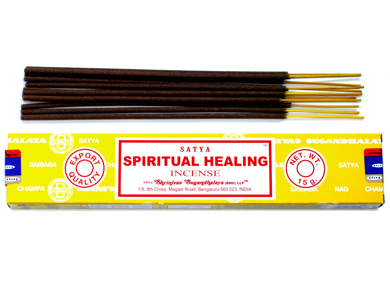 Tămâie Satya Tratament Spiritual fabricată manual în India - 15g pentru meditație și purificare energetică