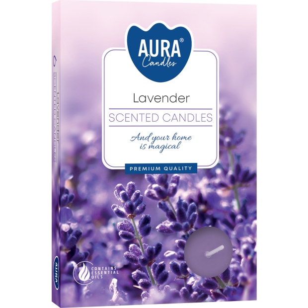 Set 6 Lumânări mov Pentru Ritualuri De protecție