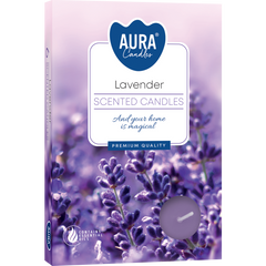 Set 6 Lumânări mov Pentru Ritualuri De protecție