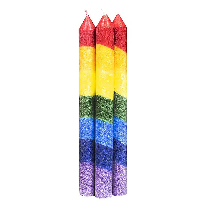 Lumânare pentru sfeșnic - simbol 7 chakre